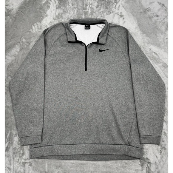 Nike Other - Nike Dri-Fit 1/4 Pullover Sweatshirt Mens XXLT 2XL Tall Gray Thermal Jacket